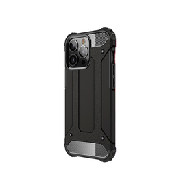 iPhone 13 Pro | iPhone 13 Pro - ARMOR-HV™ Stødsikkert Håndværker Cover - Sort - DELUXECOVERS.DK