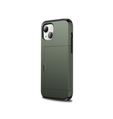 iPhone 13 Mini | iPhone 13 Mini - Deluxe™ Håndværker Cover M. Kortholder - Army - DELUXECOVERS.DK