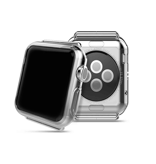 Apple Watch Cover | Apple Watch (38/40/42/44mm) - DeLX™ 0.3 Silikone Cover - Klar - DELUXECOVERS.DK