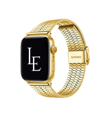 Apple Watch 42-49mm | Apple Watch (42/44/SE/45/46/49mm) - L'Empiri™ Marbella Rustfrit Stål Rem - Guld - DELUXECOVERS.DK