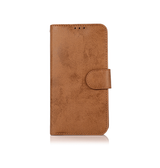 iPhone 11 Pro Max | iPhone 11 Pro Max - Vintage 2-i-1 Læder Etui M. Aftageligt Cover - Brun - DELUXECOVERS.DK