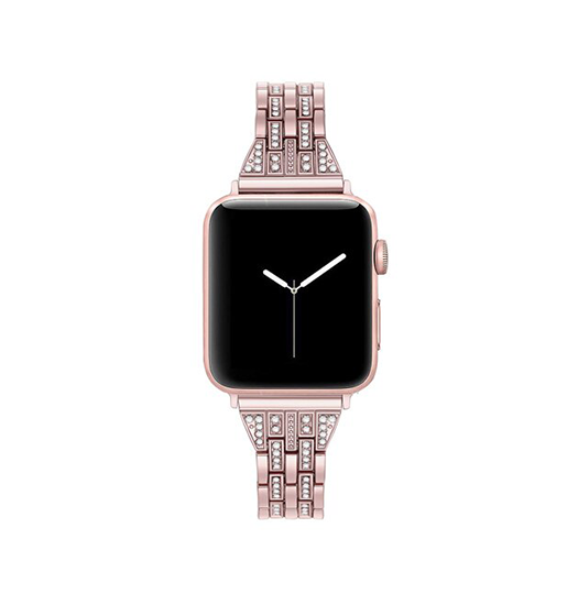 Apple Watch 38-42mm | Apple Watch (38/40/SE/41/42mm) - Koh-i-Noor Dame Urlænke - Rose - DELUXECOVERS.DK
