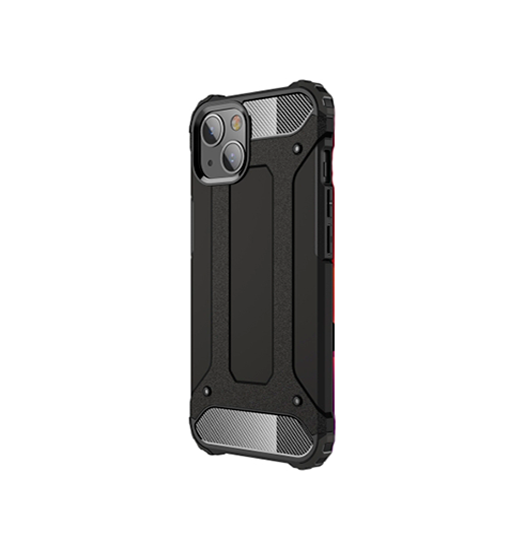 iPhone 13 | iPhone 13 - ARMOR-HV™ Stødsikkert Håndværker Cover - Sort - DELUXECOVERS.DK