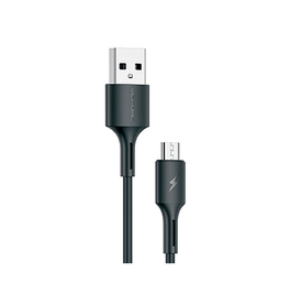 Kabel USB-A til Micro-USB | WEKOME™ | USB-A Til Micro USB - Oplade / Data Kabel - Sort - 1.2M - DELUXECOVERS.DK