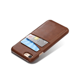 iPhone 6 / 6s | iPhone 6/6s - NX Design™ Læder Cover M. Kortholder - Brun - DELUXECOVERS.DK