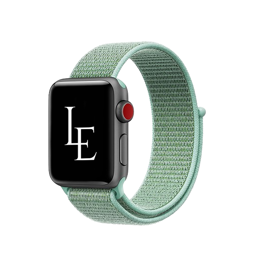 Apple Watch 38-42mm | Apple Watch (38/40/SE/41/42mm) - L'Empiri™ Nylon Velcro Rem - Grøn - DELUXECOVERS.DK