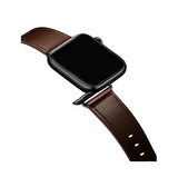 Apple Watch 42-49mm | Apple Watch (42/44/SE/45/46/49mm) - L'Empiri™ Verona Ægte Læder Rem - Mørkebrun - DELUXECOVERS.DK