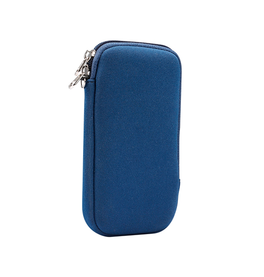 Samsung Galaxy S7 | Samsung Galaxy S7 - Simple Nylon Sleeve Etui M. Lynlås - Navy / Blå - DELUXECOVERS.DK