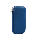 iPhone 14 Pro | iPhone 14 Pro - Simple Nylon Sleeve Etui M. Lynlås - Navy / Blå - DELUXECOVERS.DK