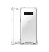 Samsung Note 8 | Samsung Galaxy Note 8 - Silent Stødsikker Silikone Cover - Gennemsigtig - DELUXECOVERS.DK