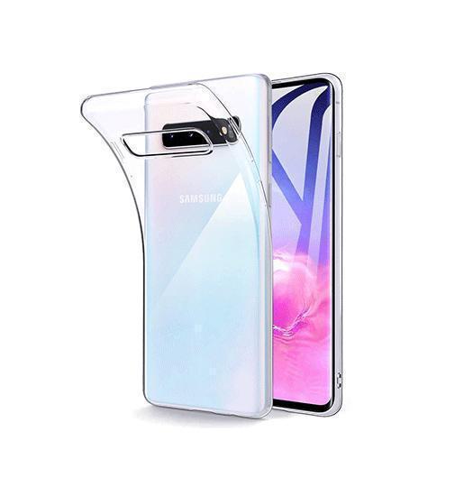 Samsung Galaxy S10+ | Samsung Galaxy S10+ (Plus) - Ultra Silikone Cover - Gennemsigtig - DELUXECOVERS.DK
