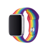 Apple Watch 38-42mm | Apple Watch (38/40/SE/41/42mm) - LGBT Silikone Rem - Pride - DELUXECOVERS.DK