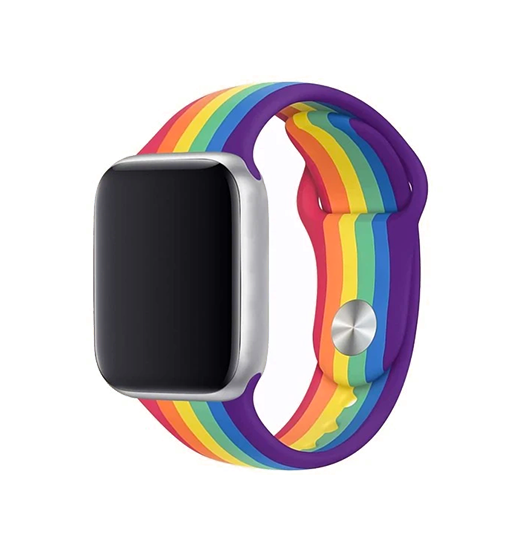 Apple Watch 38-42mm | Apple Watch (38/40/SE/41/42mm) - LGBT Silikone Rem - Pride - DELUXECOVERS.DK