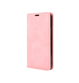 iPhone 12 Pro | iPhone 12 Pro - Soft Power™ Flip Læder Etui / Pung - Lyserød - DELUXECOVERS.DK