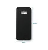 Samsung Galaxy S8+ | Samsung Galaxy S8+ (Plus) - Novo Frosted Matte Slim Silikone Cover - Sort - DELUXECOVERS.DK