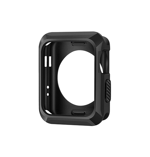 Apple Watch Cover | Apple Watch (38/40/41/42/44/45mm) - Stødsikkert Armor Cover - Sort - DELUXECOVERS.DK