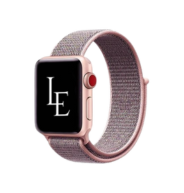 Apple Watch 42-49mm | Apple Watch (42/44/SE/45/46/49mm) - L'Empiri™ Nylon Velcro Rem - Rose - DELUXECOVERS.DK