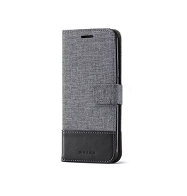 Samsung Galaxy S9+ | Samsung Galaxy S9+ (Plus) - Muxma Premium Flip Stof Etui - Sort - DELUXECOVERS.DK