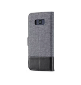 Samsung Galaxy S8+ | Samsung Galaxy S8+ (Plus) - Muxma Premium Flip Stof Etui - Sort - DELUXECOVERS.DK