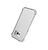 Samsung Galaxy S8+ | Samsung Galaxy S8+ (Plus) - Silent Stødsikker Silikone Cover - Gennemsigtig - DELUXECOVERS.DK