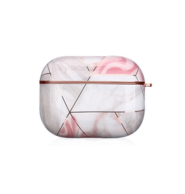 Airpods Pro 2 | AirPods Pro (1/2 Gen) | UNIQ™ Marmor Beskyttelse Cover - Rose Pearl - DELUXECOVERS.DK