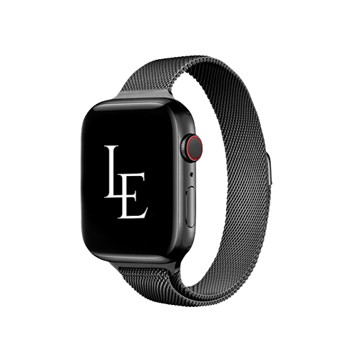 Apple Watch 42-49mm | Apple Watch (42/44/SE/45/46/49mm) - L'Empiri™ Milanese Thin Loop - Sort - DELUXECOVERS.DK