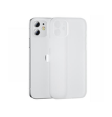 iPhone 12 Mini | iPhone 12 Mini - Ultratynd Matte Series Cover V.2.0 - Hvid/Klar - DELUXECOVERS.DK