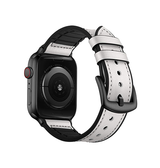 Apple Watch 42-49mm | Apple Watch (42/44/SE/45/46/49mm) - Milano Vegan Læder Rem - Hvid - DELUXECOVERS.DK