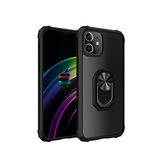 iPhone 12 Mini | iPhone 12 Mini - Cover M. Ring & Magnetisk Kickstand - Sort - DELUXECOVERS.DK
