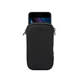iPhone 7 / 8 / SE (2020/2022) | iPhone 7/8/SE(2020/2022) - Simple Nylon Sleeve Etui M. Lynlås - Jet Black - DELUXECOVERS.DK