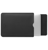 Macbook Sleeve | MacBook Air 11" - BUBM Vertigo Læder Sleeve - Sort - DELUXECOVERS.DK