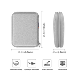 Apple Watch Tilbehør | Nylon Taske Portfolio Til Remme (Large) - Grå - DELUXECOVERS.DK