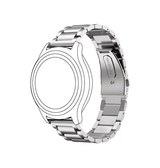 Samsung Galaxy Watch 4 | Samsung Galaxy Watch 4 - CNC Pro Rustfrit Stål Urlænke - Sølv - DELUXECOVERS.DK