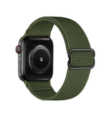 Apple Watch 38-42mm | Apple Watch (38/40/SE/41/42mm) - Polyester Nylon Rem Armbånd - Grøn - DELUXECOVERS.DK