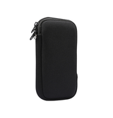 Samsung Galaxy S21 | Samsung Galaxy S21 5G - Simple Nylon Sleeve Etui M. Lynlås - Jet Black - DELUXECOVERS.DK