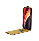 iPhone 12 | iPhone 12 - Diary Vertikal Læder FlipCover Etui - Sort - DELUXECOVERS.DK