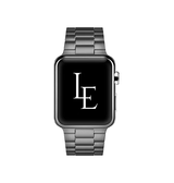 Apple Watch 38-42mm | Apple Watch (38/40/SE/41/42mm) - L'Empiri™ Premium 316L Stål Rem - Sort - DELUXECOVERS.DK