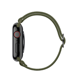 Apple Watch 42-49mm | Apple Watch (42/44/SE/45/46/49mm) - Polyester Nylon Rem Armbånd - Grøn - DELUXECOVERS.DK