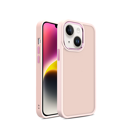 iPhone 14 | iPhone 14 - Viridian™ Pastel Silikone Cover - Pink - DELUXECOVERS.DK