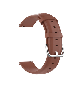 Samsung Galaxy Watch 5 Pro | Samsung Galaxy Watch 5 Pro - ADENA™ Round Tail Læder Urrem - Brun - DELUXECOVERS.DK