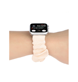Apple Watch 38-42mm | Apple Watch (38/40/SE/41/42mm) - Scrunchie Dame Rem - Fersken - DELUXECOVERS.DK