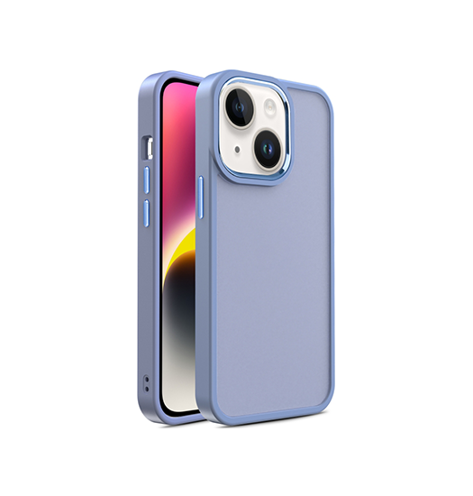 iPhone 14 | iPhone 14 - Viridian™ Pastel Silikone Cover - Blå - DELUXECOVERS.DK
