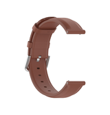 Urremme 22mm | 22mm - ADENA™ Round Tail Læder Urrem - Brun - DELUXECOVERS.DK