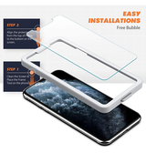 iPhone Beskyttelsesglas | iPhone XS Max - DeLX™ Beskyttelsesglas Pakke - 3 Stk  (Hærdet Glas) - DELUXECOVERS.DK