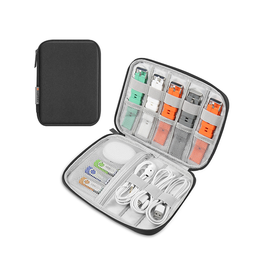 Apple Watch Tilbehør | Nylon Taske Portfolio Til Remme (Medium) - Sort - DELUXECOVERS.DK