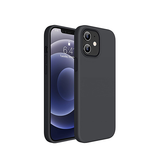 iPhone 12 Mini | iPhone 12 Mini - Novo Frosted Matte Slim Silikone Cover - Sort - DELUXECOVERS.DK
