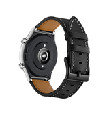 Samsung Galaxy Watch 4 | Samsung Galaxy Watch 4 - Deluxe™ Honor Ægte Læder Rem - Sort - DELUXECOVERS.DK