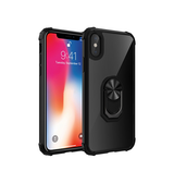 iPhone XS Max | iPhone XS Max - Cover M. Ring & Magnetisk Kickstand - Sort - DELUXECOVERS.DK