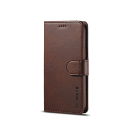 iPhone 12 Pro | iPhone 12 Pro - LC.IMEEKE™ Læder Cover M. Kortholder - Brun - DELUXECOVERS.DK