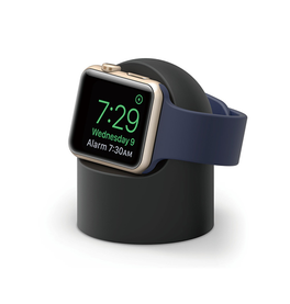 Apple Watch Opladere & Standere | Apple Watch - Night Stand Oplader Stander - Sort - DELUXECOVERS.DK